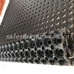 Quality Residential Interlocking Perforated Kitchen Floor Rubber Mats Anti Skid Shock Proof wholesale