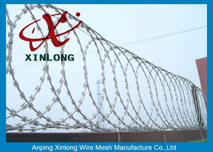 Galvanized CBT-65 BTO-22 Razor Barbed Wire Barbed Wire PVC Coated Barbed Wire