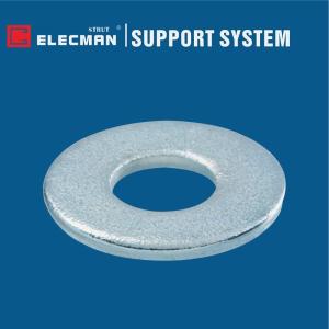 Quality Zinc Plated Stainless Steel Strut Fasteners Plain Circular Flat Washers Bulk M5 M10 wholesale