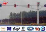 Octagonal Steel Street Lighting Poles Traffic Light Signals With Powder Coating