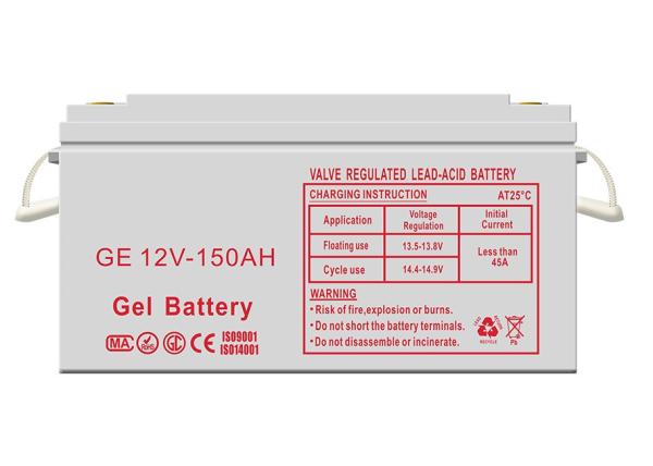 12V 150AH Gel Solar Battery , Sealed Lead Acid Gel Battery Communication Power