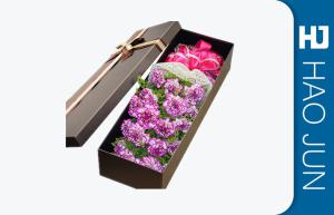 Quality High End Flower Bouquet Delivery Boxes / Fashionable Cardboard Rose Boxes wholesale