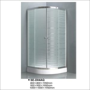 Quality Bathroom Quadrant Shower Enclosures / Sliding Door Shower Cubicles Curve Shaped wholesale