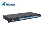 40 Channels Dual Fiber DWDM Mux Demux FMU 1U Rack Mount AAWG Passive Device
