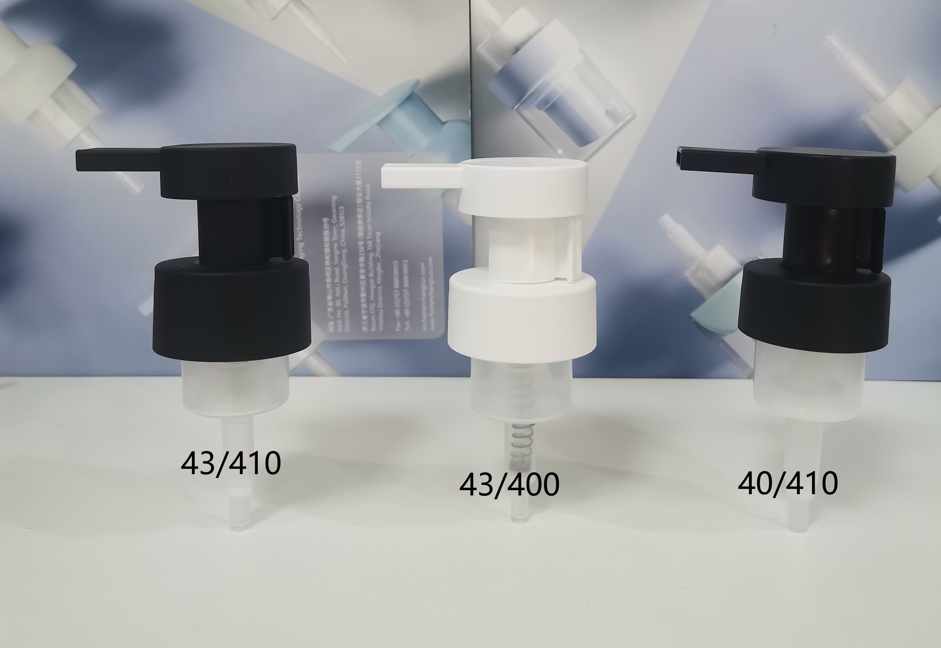 Plastic Foam Pump With Clear Cylinder And Silicone Gasket