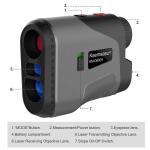 golf laser rangefinder outdoor sports hunting rangefinder handheld laser