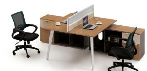 Quality modern two seater office workstation furniture wholesale