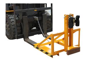 Quality DG500D Forklift Mounted Rubber-belt Drum Grabbers Load Capacity 500kg wholesale