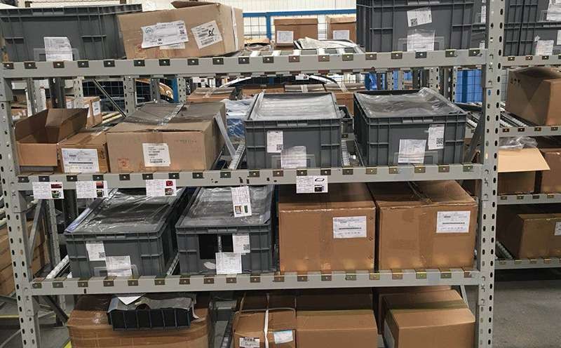 500kg Roller Storage Rack 2500mm Warehouse Roller Rack System