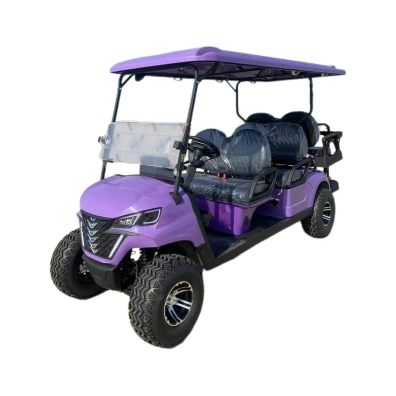 2 4 6 8 Seater Comfort 48v 5kw Low Speed Vehicle Street Legal Electric Golf Carts