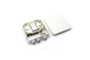 Quality Outdoor 8 Cores Gray Fiber Optic Distribution Box With 1*8 PLC Splitter wholesale