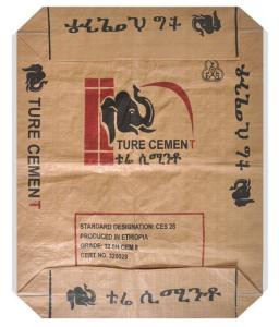 Quality Square PP Laminated Kraft Paper Bag Flexiloop Coated 50 Kg Woven Polypropylene Plastic Bags wholesale