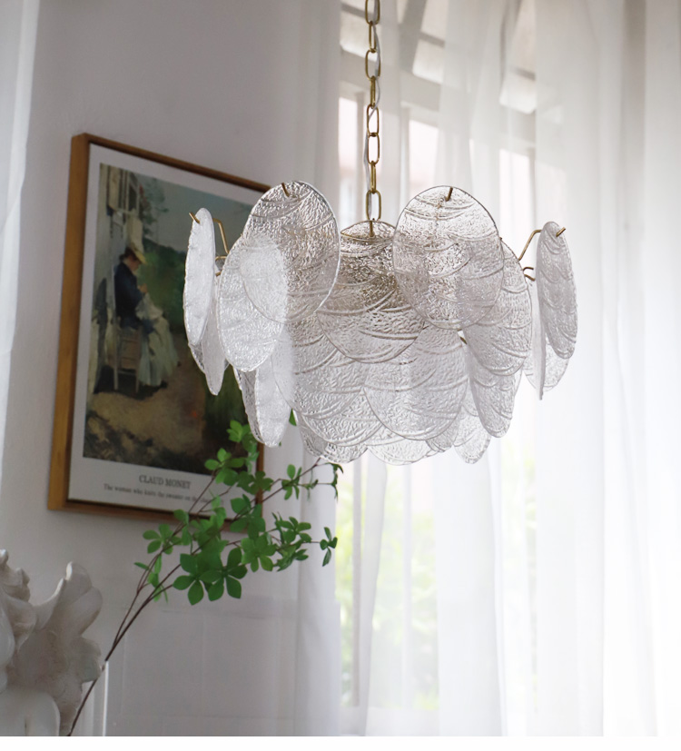 Modern Frosted Diamond Glass Chandelier Luxury Lustre Lighting（WH-CY-251）