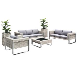 Quality Wicker Lounge Setting Rust Proof Outdoor Garden Furniture wholesale
