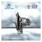 Diesel Radial Flow RH143 Turbocharger Cartridge With Foot