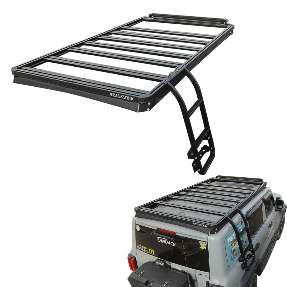 Landace Logo N.W. 25.3kg Car Roof Basket Aluminum Alloy Roof Rack for Tank 300
