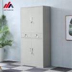 10 Filing Cabinet for Office Metal Cabinet Iron 2 Doors Steel Cupboard File Mesh