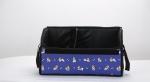 Cartoon Blue Folding Trunk Bag , Car Seat Back Organizer Storage Bag High