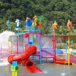 Popular Attractive Outdoor Splash Water Playground With Fountains SGS