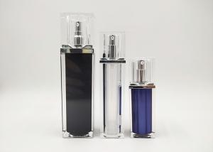 Quality High End Acrylic Jars For Cosmetics , Cosmetic Lotion Bottle Free Samples wholesale