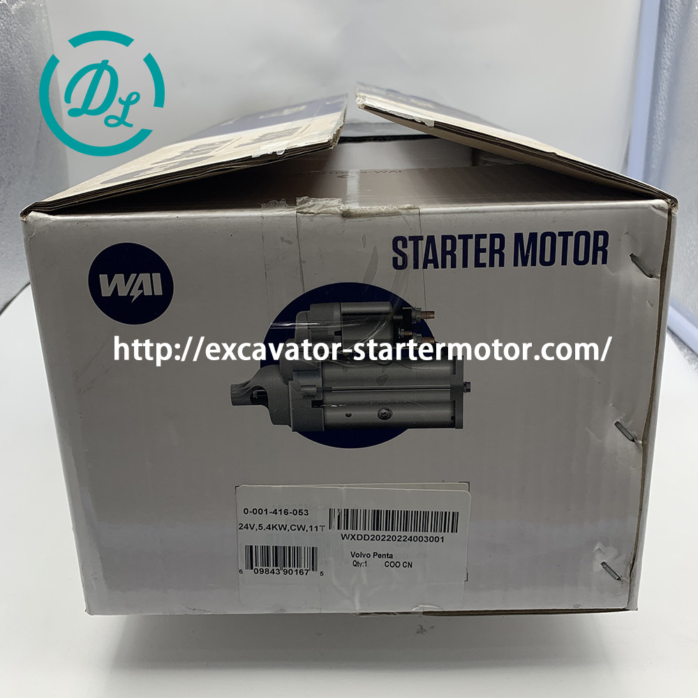 5.4KW 24V Volvo Penta Starter Motor 0001416053 270347 19024047 1822N