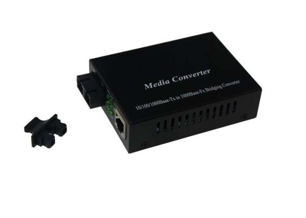 SFP Dual Fiber To Copper Media Converter Gigabit 12G Capacity Metal Enclosure
