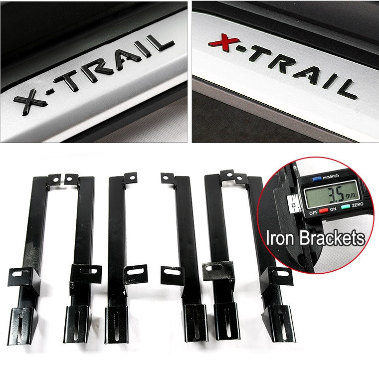 Nissan X-trail 2014 2017 Side Step Bars Running Boards Plastic PP / Alunimium Alloy Pedal