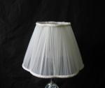 Customized Organza Pleated Fabric Bedside Lampshade For Girls