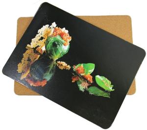Quality New Design for home/hotel Wooden cork placemat, Customized size and printed logo wholesale