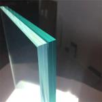 12.38mm Tempered EVA Laminated Glass Panels for Outdoor Security Bathroom and