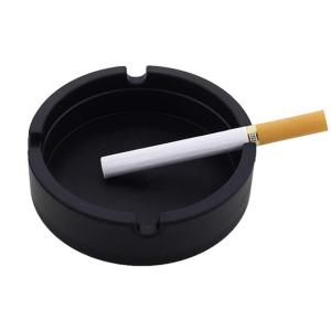 Quality Black Silicone Ashtray Eco Home Use Durable And Long Lasting wholesale