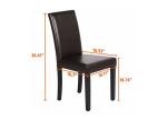 Solid Woood OEM Quilting Leather Upholstered Dining Chair