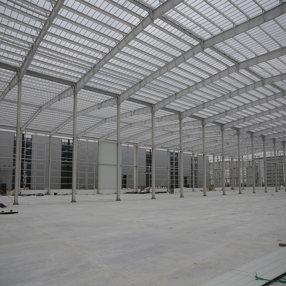 Anti Corrosion Steel Structure Hangar Galvanized Sheet Metal Warehouse Building