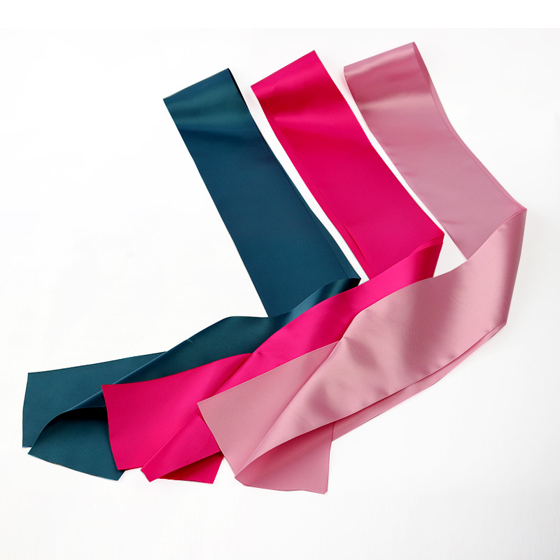 Fancy 4 Inch Custom Award Ribbons Various Color 100% Polyester Material