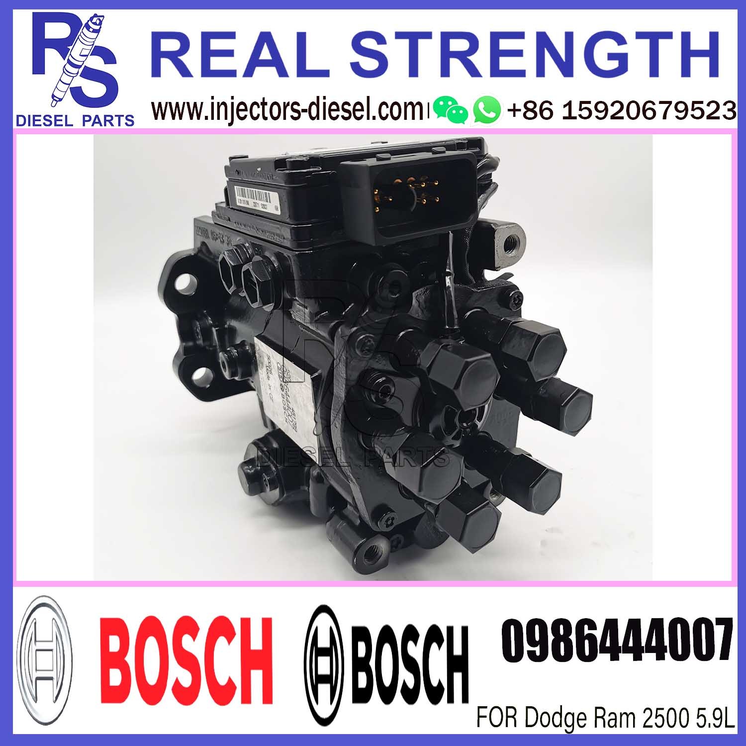 Fuel Injector Pump 0986444007 R5013925AA 0470506011 Diesel For Dodge Ram 2500 5.9L CumMins