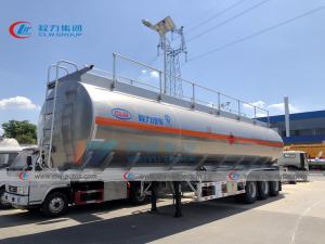 Quality 50CBM Aluminum Fuel Tank Trailer For Long Distance Delivery wholesale