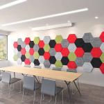 High Density Sound Proof PET Acoustic Panels Polyester Fiber Acoustic Wall Panel