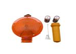Small Battery Powered Plastic Warning Light Traffic Safety Equipment