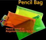 Pencil case, zipper seal pencil bags, see through mesh grid pencil bag, mesh