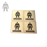 Artigifts Stainless Steel Drink Coasters Matte Or Glossy Finished Customer