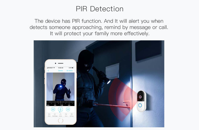 B50 Intelligent Mobile Video Wifi Smart Door Bell Flats Intercom