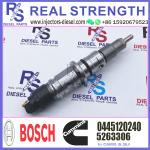 High performance diesel engine common rail fuel injector 5263306 0445120240