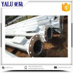 50M Cricket Ground galvanized painting 1000W LED high mast lamp steel pole with