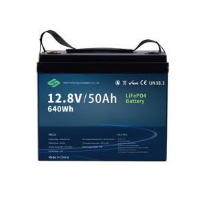 Quality Hertz 1250 LiFePO4 Battery 12.8V 50Ah 640Wh IP65 with Optional LCD &amp; Bluetooth by Helith Technology wholesale