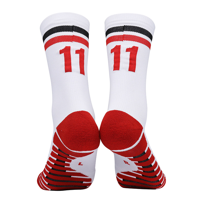 Adult Socks Custom Design for Breathable Anti Slip Basketball Football Training Sports