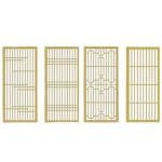 Screen Partition Aluminum Alloy Profiles T6 Entry Grille Living Room