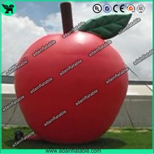 Quality Custom Red Inflatable Products 5M Oxford Inflatable Apple For Advertisement wholesale