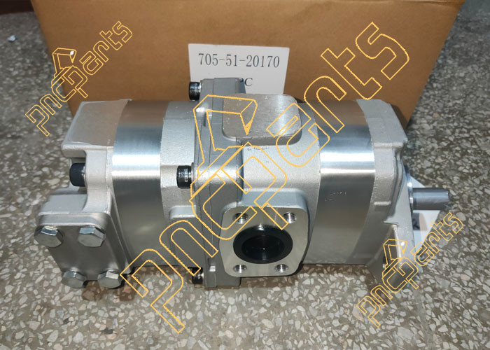 WA200 Hydraulic Pump 705-51-20170 Komatsu Wheel Loader Pump Assy