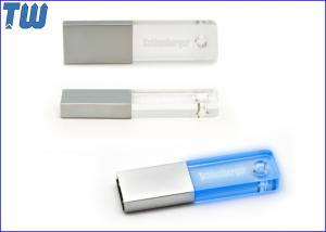 Quality Acrylic 3D LOGO 32GB USB Flash Drives LED Light Up Fast Delivery wholesale