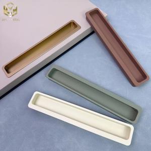 Quality ​Sleek Anti-Slip Aluminium Hidden Cabinet Handles With Recessed Design wholesale